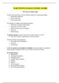 NUR 278 PN3 EXAM 2 STUDY GUIDE (GRADED A):RASMUSSEN COLLEGE | 100% CORRECT