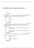 BUSI 300 Quiz 3,BUSI 300 BUSINESS COMMUNICATIONS, Liberty University, Complete Answer, Secure bettergrades, Version-7