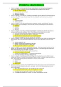 ATI MENTAL HEALTH EXAM B &lpar;LATEST-2020&rpar; &lpar;70 Q&A&rpar;&vert;COMPLETE SOLUTIONS