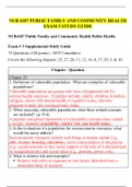 NUR 4187 PUBLIC FAMILY AND COMMUNITY HEALTH EXAM 3 STUDY GUIDE VERSION 2 (GRADED A):RASMUSSEN COLLEGE | 100% CORRECT