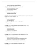 CHEM 120 Final Exam Practice Questions and Answers (Graded A+)