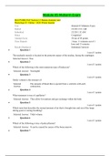 BSC 2347 Module 05 Midterm Exam / BSC2347 AP 2 Mod 5 Midterm Exam (3 New Versions , 2020): Human Anatomy and Physiology II: Rasmussen College (ANSWERS VERIFIED 100% CORRECT)