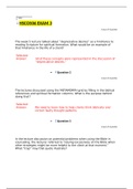 HSCO 506 EXAM 3  QUESTIONS WITH COMPLETE LATEST GRADE A ANSWERS UPDATE