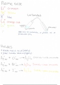 AQA GCSE 9-1 Chemistry revision notes/ guide