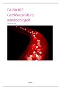 FA-BA302 Cardiovasculaire aandoeningen Samenvatting