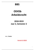  OE45b Opdrachten Arbeidsrecht (Business Studies)