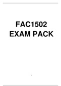 FAC1502 - Exam Pack 2019