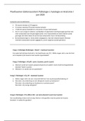 Proefexamen + antwoordenblad anatomie, fysiologie en pathologie deel 1 MBO4 Doktersassistente