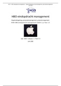 NCOI HBO eindopdracht management (2020) 1 jr; fase 1-3 eindcijfer 8,2