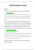 NR 503 Student Consult [QUESTIONS WITH ANSWERS] Legit study guide GRADED A.