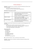 IB Business Management Topic 4 - Study Guide/Revision Notes for MARKETING