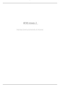 AFAS 371 Essay 2