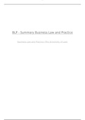 BLP - Summary Business Law and Practice