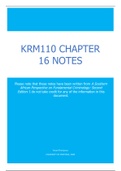 KRM110 A Chapter 16