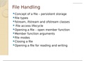 File Handling