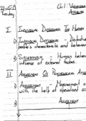 Handwritten CBSE notes for class 12 psychology 