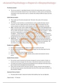 A Level Psychology (AQA) - Paper 2 - Biopsychology Revision Doc