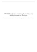 hrm2605-study-notes-summary-human-resource-management-for-line-managers