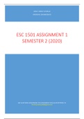 Ecs 1501 Assignment 1 semester 2 2020