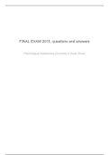 PYC4807 - Psychological Assessment final-exam-2015-questions-and-answers