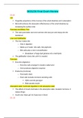 BIOS 256 Final Exam Study Guide / BIOS256 Final Exam Study Guide (NEW): Anatomy & Physiology IV : Chamberlain College of Nursing (Latest Guide Download to Score A)