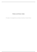  MAC2601 - Principles of Management Accounting study-summary-notes