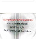 GATE-2020 POSSIBLE QUESTIONS AND SOLUTION FOR EE/EEE/ETC/ECE
