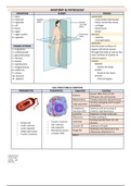 TEAS 6: Science Anatomy & Physiology (Coloured Diagrams & Pictures) Study Guide,Latest 2020