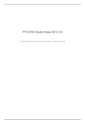 PYC3704 - Psychological Research latest stud notes 2020