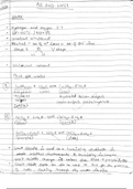IGCSE chemistry notes- AIR AND WATER
