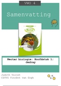 Samenvatting: Nectar biologie: Hoofdstuk 1 t/m 8 (VWO 4)
