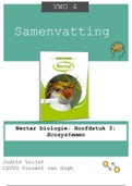Samenvatting&colon; Nectar biologie&colon; Hoofdstuk 3&semi; Ecosystemen &lpar;VWO 4&rpar;