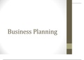 BUSINESS PLANNING