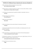 NURS 6512 Midterm Exam. Questions & Answers (All Answers Correct)