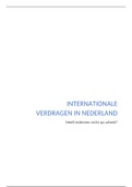 Opdracht: Internationale verdragen in Nederland