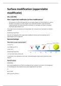 Samenvatting basistextiel 8 surface modification 2.4 2019-2020