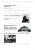 Mies Van der Rohe - laatste les Architectuurgeschiedenis 
