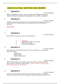 NURS 6531N FINAL QUESTIONS AND ANSWERS/ ALREADY GRADED A