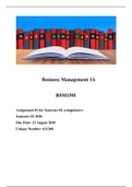 BSM1501 ASSIGNMENT 01 SEMESTER 02 2020 ANSWERS