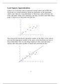 Least Squares Fitting Intuitively Explained