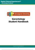 Gerontology Handbook V1 Shadow Health