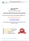 Cisco Advanced Collaboration Architecture Specialization 500-301 Practice Test, 500-301 Exam Dumps 2020 Update