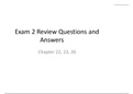  NR 283  Exam 2 Review Questions and Answers