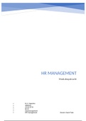 Cijfer 7,5 HR management moduleopdracht NCOI