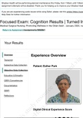 Esther Park Shadow Health: Focused Exam: Cognition