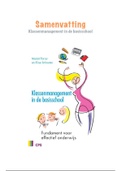 Samenvatting boek klassenmanagement in de basisschool 