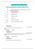 NURS 6512 Midterm Exam ( version 3, 100 Q/A)  / NURS 6512N Midterm Exam: (Verified and 100% Correct Answers)