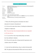 NURS 6521 Miderm Exam ( Version 1, 100 Q & A) / NURS 6521N Miderm Exam: (Verified and 100% Correct Answers)