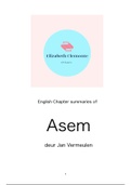 Asem English Chapter Summaries