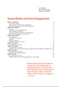 Bundel Green Media and Civic Engagement en Gender&comma; Etniciteit en Cultuurkritiek &lpar;Media en Cultuur Blok 2&comma; jaar 2&rpar;
